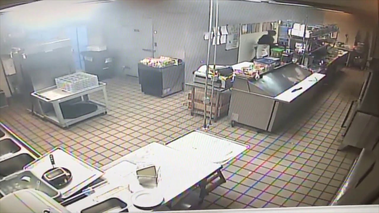 scene of a commercial kitchen