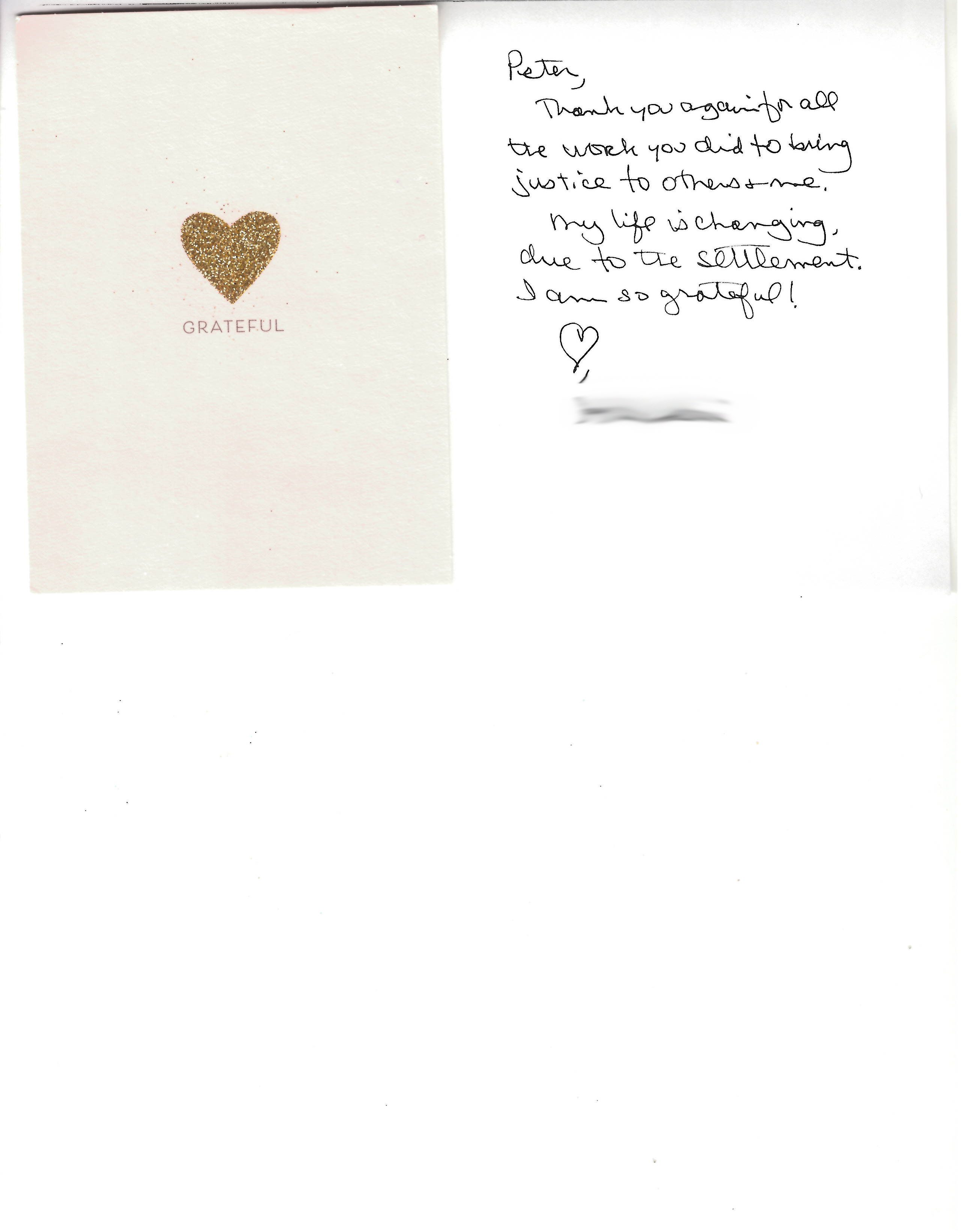 thank you card - grateful