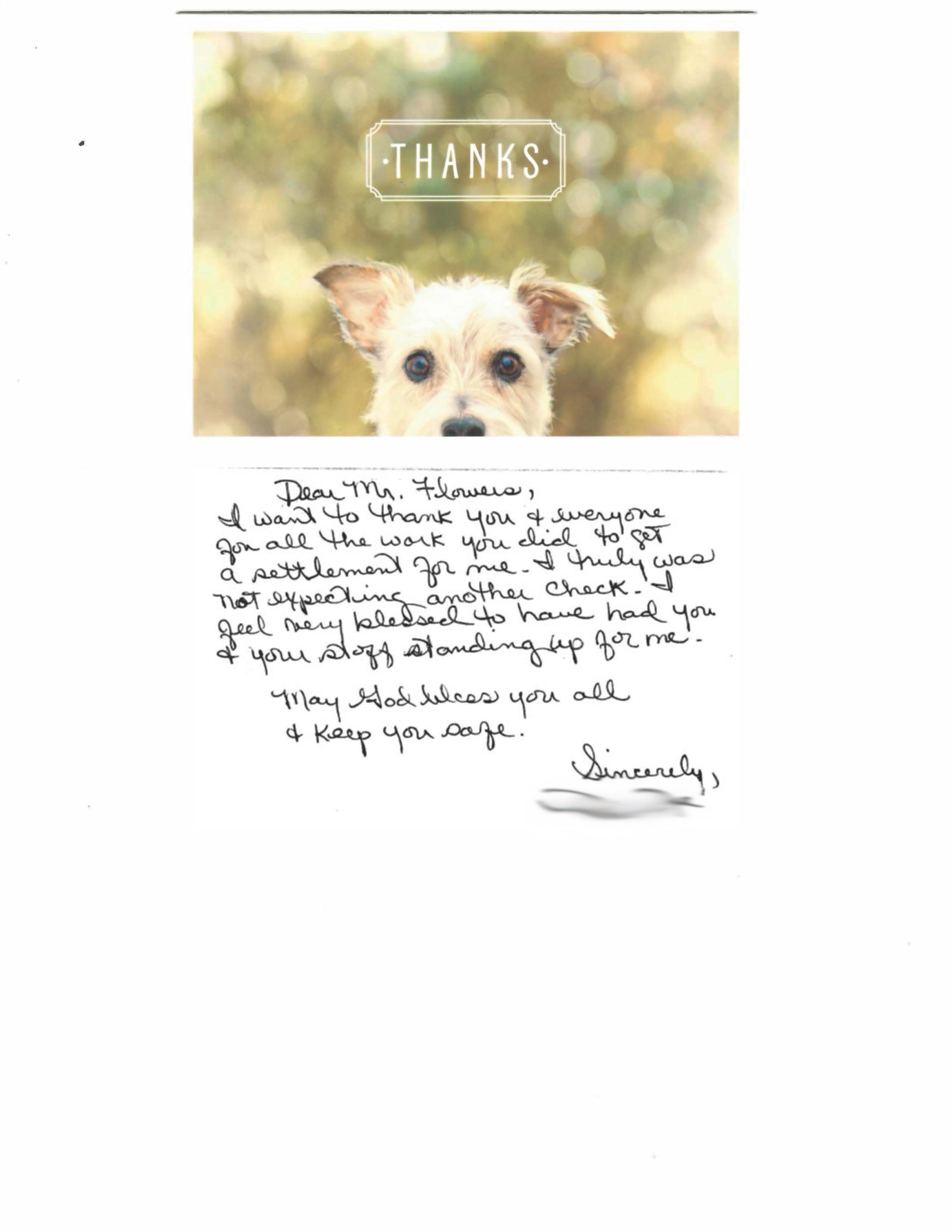 cards from clients